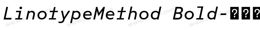 LinotypeMethod Bold字体转换 LinotypeMethod Bold字体转换